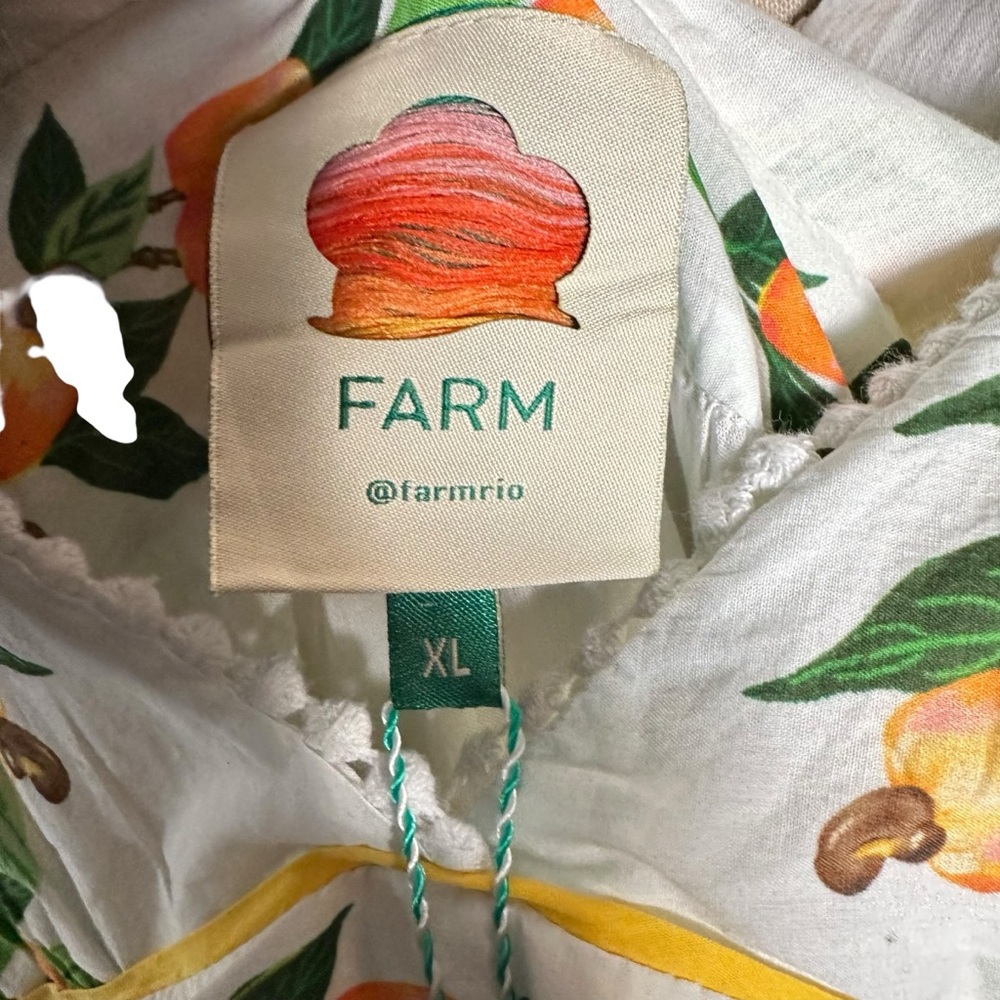 FARM RIO Papaya Salad Tiered Summer Swing Dress - Picture 15 of 16